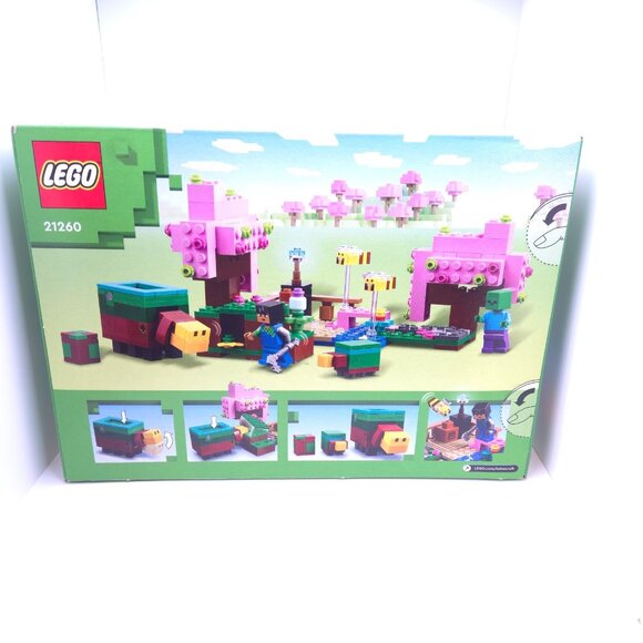 LEGO Minecraft The Cherry Blossom Garden, Video Game Toy for Kids 8+ - Picture 6 of 10